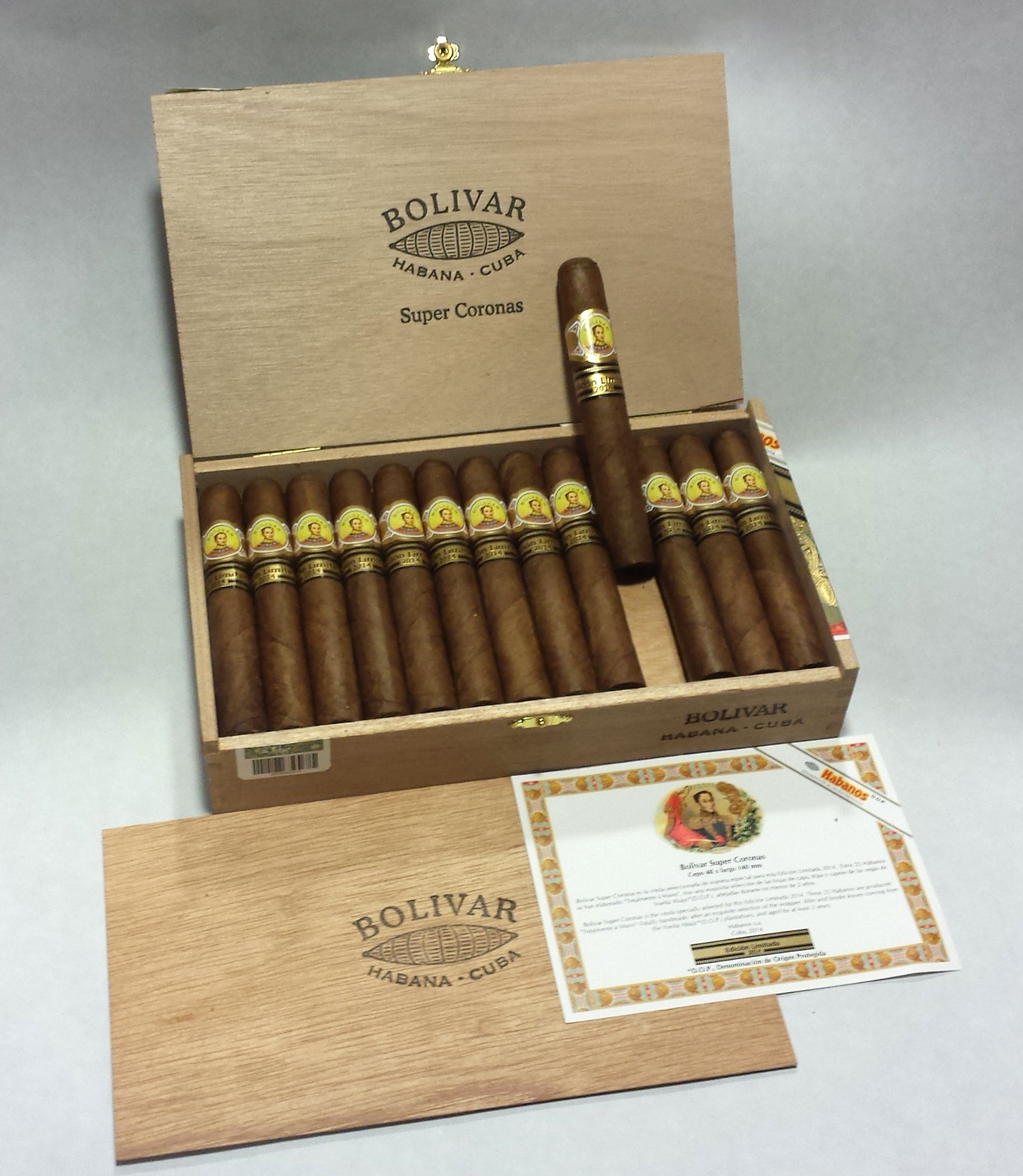 Bolivar Super Corona Ed. 2014 25's